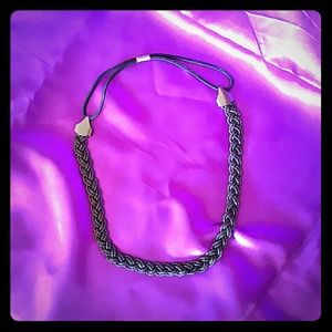 Braided beaded necklace